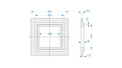 Trimless Mounting Kit - I52 Speaker