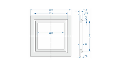 Trimless Mounting Kit - I82 Speaker