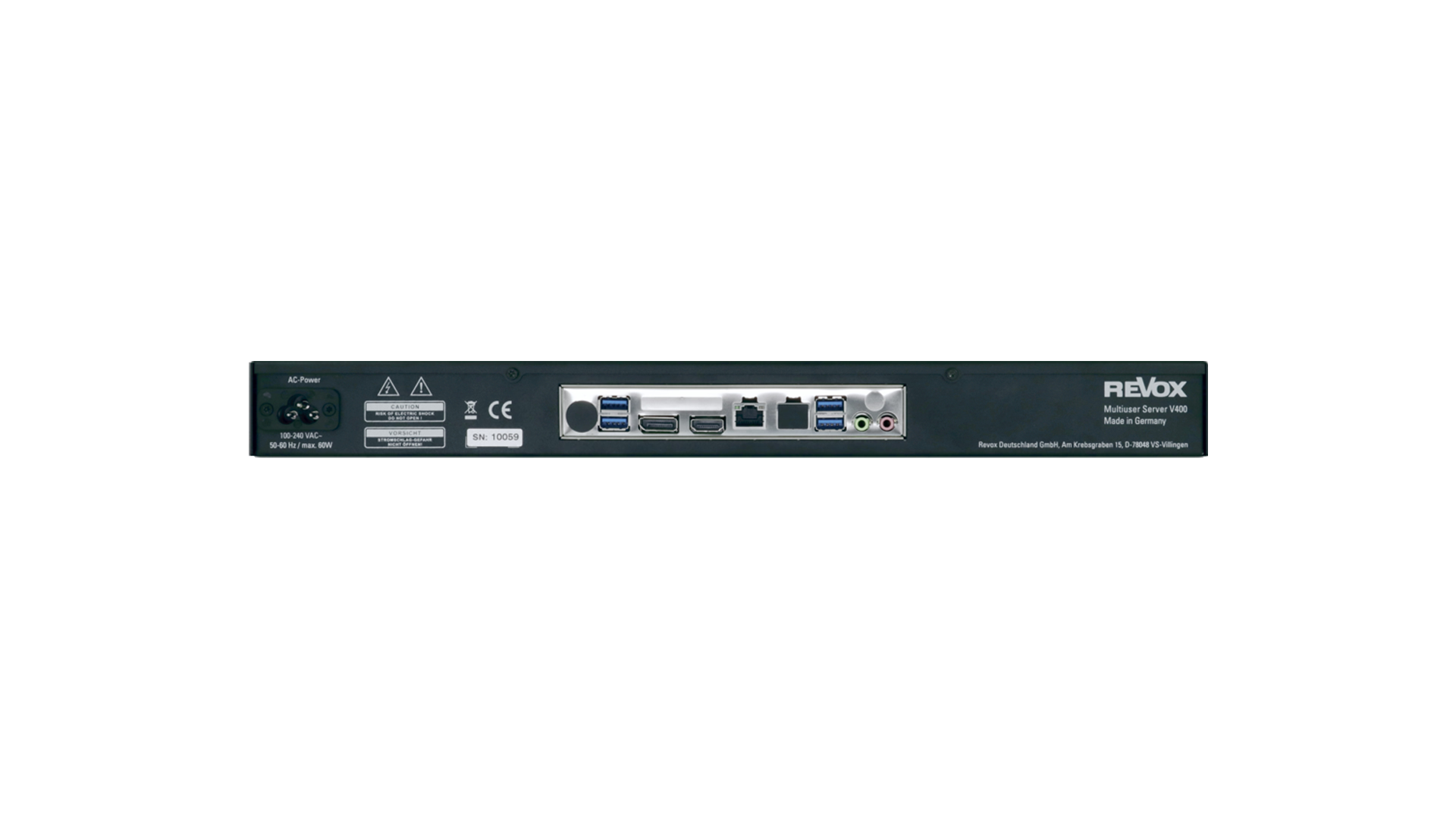 V400 Multiuser Server schwarz